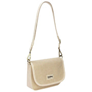 Hindbag Margault Woven Shoulder Bag - Nude Beige