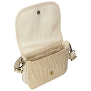 Hindbag Margault Woven Shoulder Bag - Nude Beige