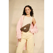 Hindbag Olivia Bum Bag - Leopard Cinnamon Brown