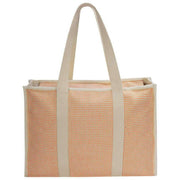 Hindbag Oscar Woven Tote Bag - Coral Red