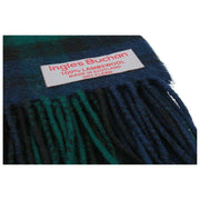 Ingles Buchan Black Watch Lambswool Scarf - Green/Blue
