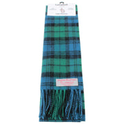 Ingles Buchan Campbell Lambswool Scarf - Blue/Green/Black