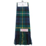 Ingles Buchan Campbell Of Argyll Lambswool Scarf - Green/Blue/Yellow