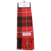 Ingles Buchan Cunningham Lambswool Scarf - Red/Black/White