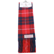 Ingles Buchan Hamilton Lambswool Scarf - Red/Blue/White