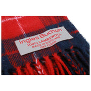 Ingles Buchan Hamilton Lambswool Scarf - Red/Blue/White