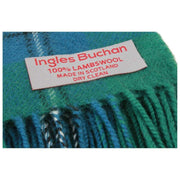 Ingles Buchan Irvine Lambswool Scarf - Blue/Green
