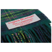 Ingles Buchan Kennedy Lambswool Scarf - Green/Yellow/Red
