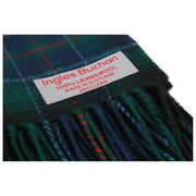 Ingles Buchan Maclnnes Lambswool Scarf - Green/Blue/Red