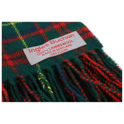 Ingles Buchan Maclntosh Hunting Lambswool Scarf - Green/Red/Yellow