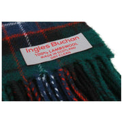 Ingles Buchan Mitchell Lambswool Scarf - Green/Blue/Red