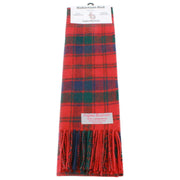 Ingles Buchan Robertson Red Lambswool Scarf - Red/Green/Blue