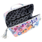 Jessica Russell Flint Amalfi Cosmetics Bag - Blue/Yellow/Pink