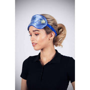 Jessica Russell Flint Aquarius Silk Eye Mask - Blue/White