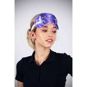 Jessica Russell Flint Sagittarius Silk Eye Mask - Purple/White