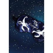 Jessica Russell Flint Scorpio Silk Eye Mask - Blue/White