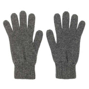 Johnstons of Elgin Jersey Cashmere Gloves - Mid Grey