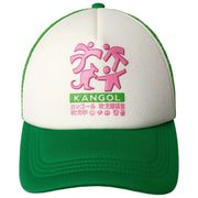 Kangol Unity Puff Print Trucker Hat - Retro Green