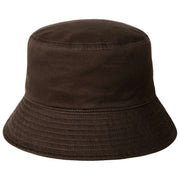 Kangol Washed Bucket Hat - Coffee Bean Brown