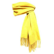 Knightsbridge Neckwear Plain Soft Wool Scarf - Mustard Yellow
