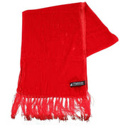 Knightsbridge Neckwear Velvet Scarf - Red