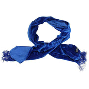 Knightsbridge Neckwear Velvet Scarf - Royal Blue
