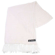 Knightsbridge Neckwear Velvet Scarf - White