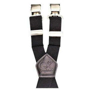 Knightsbridge Neckwear XL Pin Dot Clip Style Braces - Black