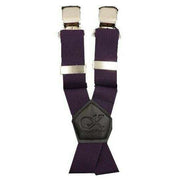 Knightsbridge Neckwear XL Plain Clip Style Braces - Purple