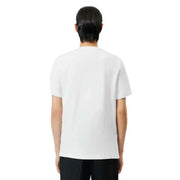 Lacoste Cotton Jersey Signature Print T-Shirt - White