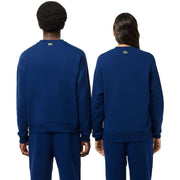 Lacoste Loose Fit Croc Badge Sweatshirt - Methylene Blue