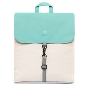 Lefrik Handy Mini Block Stripes Backpack - Cala Green/Cream