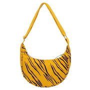 Lefrik Lua Printed Tiger Shoulder Bag - Yellow/Black