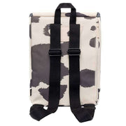 Lefrik Scout Mini Printed Cow Backpack - Cream/Grey