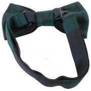 Locharron of Scotland Black Watch Modern Tartan Bow Tie - Dark Navy/Green