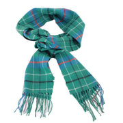 Locharron of Scotland Bowhill Duncan Ancient Lambswool Tartan Scarf - Green/Blue