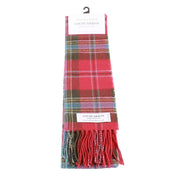 Locharron of Scotland Bowhill Maclean of Duart Weathered Lambswool Tartan Scarf - Red/Green/Blue