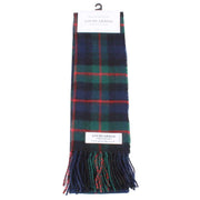 Locharron of Scotland Bowhill Murray of Atholl Modern Lambswool Tartan Scarf - Green/Blue/Grey/Red