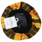 Locharron of Scotland Macleod Dress Modern Lambswool Tam - Yellow/Black
