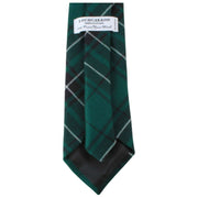 Locharron of Scotland Reiver MacLean Hunting Modern Tie - Black/Green/White