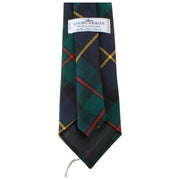 Locharron of Scotland Reiver MacLeod Of Harris Modern Tartan Tie - Navy/Green