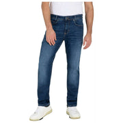 MAC Jeans Arne Recycled Denim Jeans - Dark Blue Authentic 3D