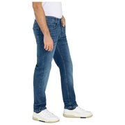 MAC Jeans Arne Recycled Denim Jeans - Dark Blue Authentic 3D
