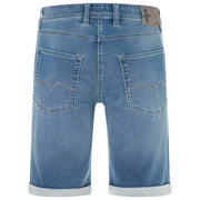 MAC Jeans Jog'N Light Sweat Denim Shorts - Summer Blue Used Authentic