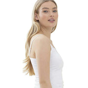 Mey Luise Lace Spaghetti Vest  - White