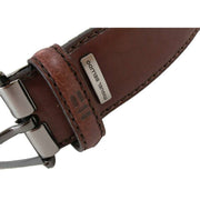 Miguel Bellido Classic Smooth Leather Belt - Brown