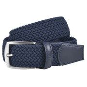 Miguel Bellido Elastic Woven Belt - Navy Blue