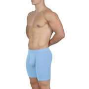 Obviously EliteMan Boxer Brief 6inch Leg - Sky Blue