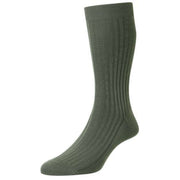 Pantherella Danvers Cotton Fil D'Ecosse Socks - Sage Green