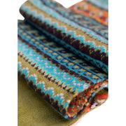 Powder Fair Isle Cosy Scarf - Teal Mix